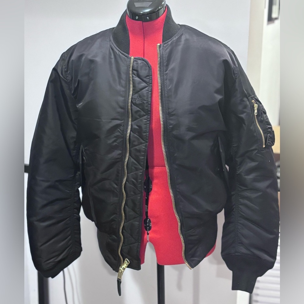 Authentic Alpha Industries Aviator Jacket - reversible!  Perfect condition!